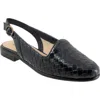 Trotters Lea Slingback Flat In Blue