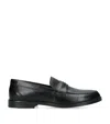 Trotters Leather Hugo Loafers In Blue
