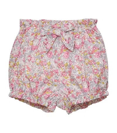 Trotters Kids' Liberty Print Claire Aude Bloomers In Pink
