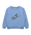 Trotters Liberty Print Strawberry Thief Sweatshirt In Blue