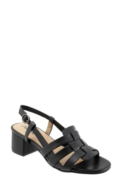 Trotters Luna Slingback Sandal In Black