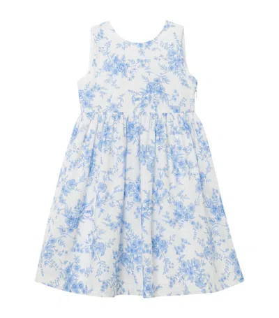 Trotters Maeva Bow Dress (2-5 Years) In Blue