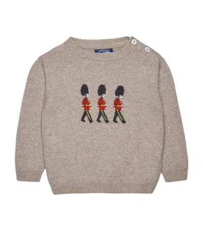 Trotters Kids'  Marching Guardsman Sweater In Blue