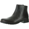 Trotters Margo Womens Zipper Leather Ankle Boots In Brown