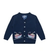 TROTTERS MATCHING TUGBOAT CARDIGAN (3-24 MONTHS)