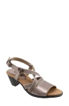 Trotters Meadow Ankle Strap Sandal In Brown