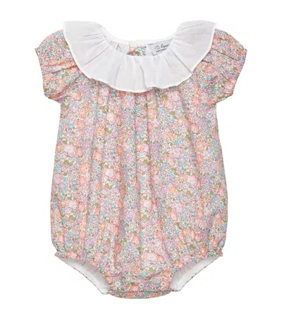 Trotters Kids' Michelle Bubble Romper In Pink