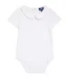 Trotters Milo Piped Bodysuit In White