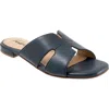 Trotters Nell Slide Sandal In Blue