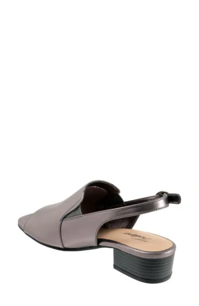 Trotters Nila Slingback Sandal In Pewter