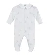 Trotters Organic Cotton Lapinou All-in-one In Blue