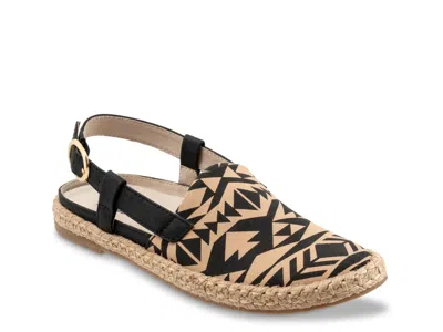 Trotters Paisley Espadrille Flat In Multi