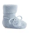 Trotters Pom-pom Booties In Blue