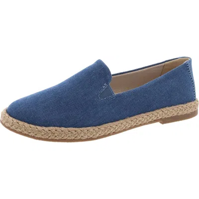 Trotters Poppy Womens Denim Boat Shoes In Blue