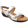 Trotters River Slingback Sandal In Silver