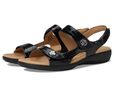 Trotters Romi Croco In Black