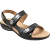 Trotters Romi Croco Slingback Sandal In Black
