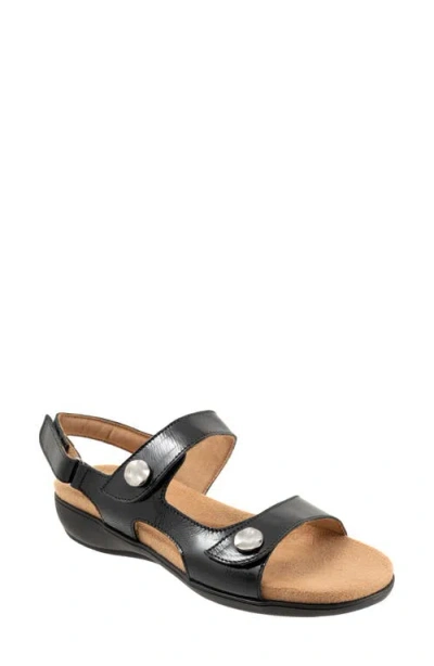 Trotters Romi Sandal In Black
