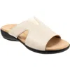 Trotters Roxine Slide Sandal In Ivory