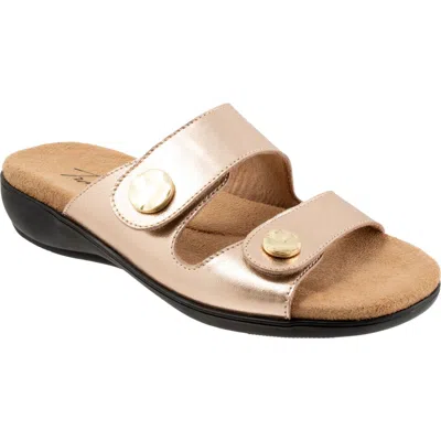 Trotters Ruthie Stitch Slide Sandal In Multi