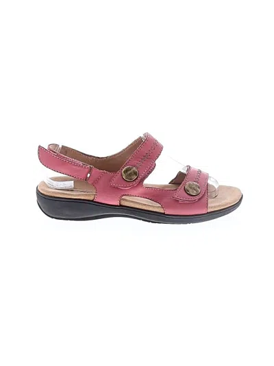 Pre-owned Trotters Sandals In Burgundy
