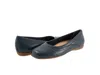 Trotters Sasha Square Toe Flat In Blue