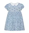 Trotters Smocked Catherine Dress In Blue