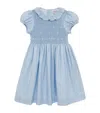 Trotters Smocked Willow Rose Dress In Blue