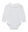 Trotters Stretch-cotton Evelyn Bodysuit In White