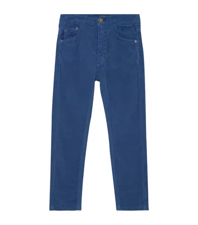 Trotters Kids' Stretch-cotton Jake Jeans In Blue