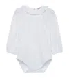 Trotters Stretch-cotton Laura Bodysuit In White