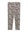 Trotters Stretch Cotton Printed Leggings In Brown