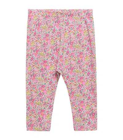 Trotters Kids' Stretch-cotton Liberty Print Leggings In Multi
