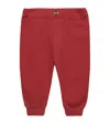 Trotters Stretch-cotton Orly Trousers In Red