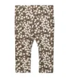 Trotters Stretch Cotton Printed Leggings In Brown