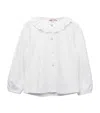 Trotters Stretch-cotton Willow Blouse In White
