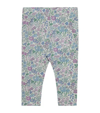 Trotters Kids'  Stretch-cotton Liberty Print Leggings In Multi