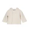 Trotters Teddy Bear Coat In White