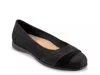Trotters Wide Width Danni Flat In Black