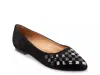 Trotters Wide Width Estee Flat In Black
