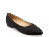 Trotters Wide Width Estee Flat In Black