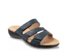 Trotters Wide Width Rose Tool Sandal In Blue