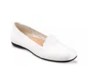Trotters Wide Width Sage Flat In White
