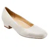 Trotters Women's Dorris Pumps In Off White Metallic In Multi