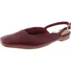 Trotters Womens Buckle Slingbacks In Sangria