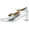 Trotters Womens Criss-cross Pumps In Silver