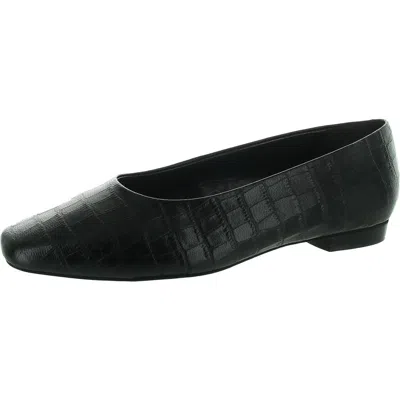 Trotters Womens Leather Flat Shoes In Multi