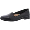 Trotters Womens Solid Flat Shoes In Black