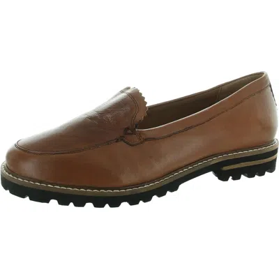 Trotters Womens Solid Leather Loafers In Multi