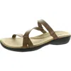 Trotters Womens Strappy Slide Sandals In Multi